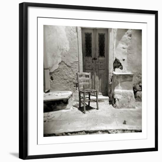 Polaroid, Oia, Santorini, Cyclades, Greek Islands, Greece-Lee Frost-Framed Photographic Print