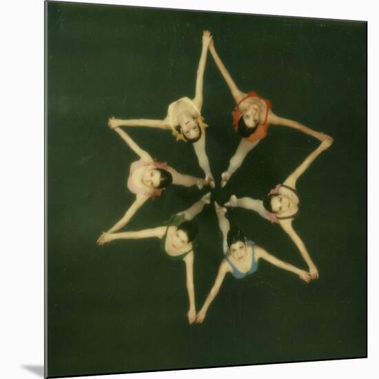 Polaroid, Overhead View of Ballerinas-Co Rentmeester-Mounted Photographic Print