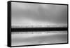 Polderlandscape in reflection-Huib Limberg-Framed Stretched Canvas