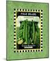 Pole Beans Seed Pack-null-Mounted Giclee Print