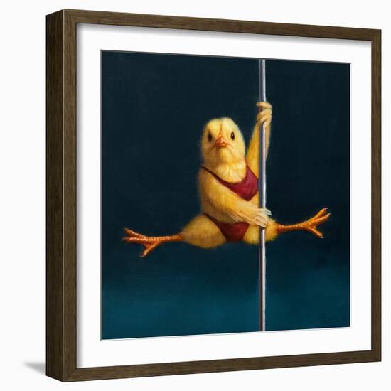 Pole Chick Matrix-Lucia Heffernan-Framed Art Print