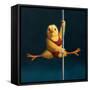Pole Chick Matrix-Lucia Heffernan-Framed Stretched Canvas