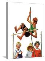 "Pole Vault,"September 3, 1927-George Brehm-Stretched Canvas