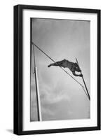 Pole Vaulter Don Bragg Setting World Pole Vault Record-Grey Villet-Framed Photographic Print