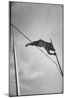 Pole Vaulter Don Bragg Setting World Pole Vault Record-Grey Villet-Mounted Photographic Print