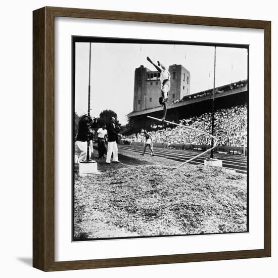 Pole Vaulter Harry Cooper's Pole Snapping During Olympic Trials-Wallace Kirkland-Framed Photographic Print