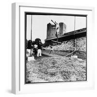 Pole Vaulter Harry Cooper's Pole Snapping During Olympic Trials-Wallace Kirkland-Framed Photographic Print