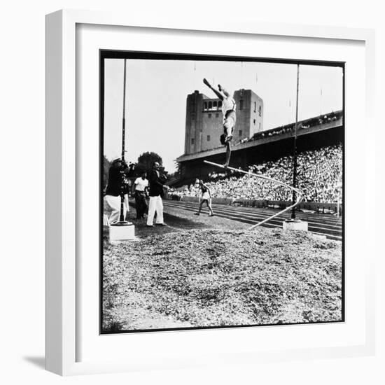 Pole Vaulter Harry Cooper's Pole Snapping During Olympic Trials-Wallace Kirkland-Framed Premium Photographic Print