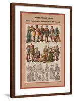 Poles, Prussian and Slavs Lower Classes at the Beginning of the XVI Century-Friedrich Hottenroth-Framed Art Print