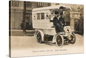 Police Ambulance - London-null-Stretched Canvas