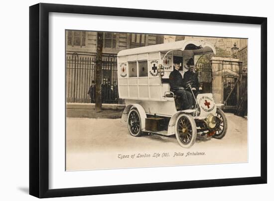 Police Ambulance - London-null-Framed Photographic Print