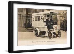 Police Ambulance - London-null-Framed Photographic Print