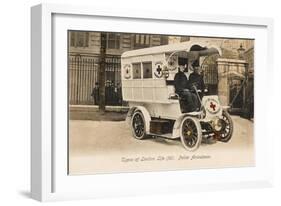 Police Ambulance - London-null-Framed Photographic Print