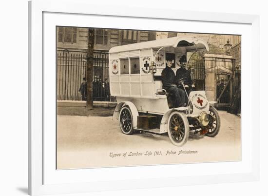 Police Ambulance - London-null-Framed Photographic Print