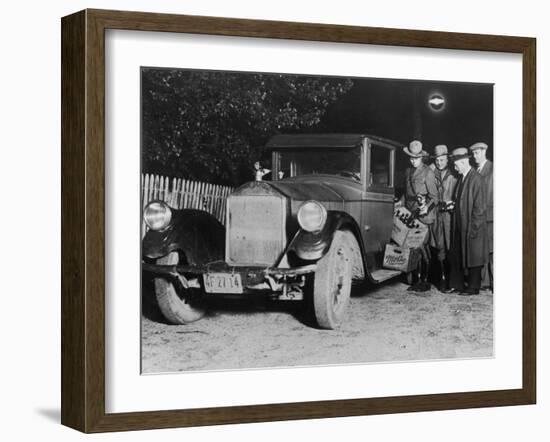 Police and Bootleggers-null-Framed Photographic Print