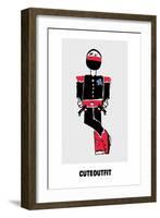 Police Annimo-null-Framed Art Print