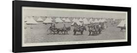 Police Camp at Mafeking-null-Framed Giclee Print