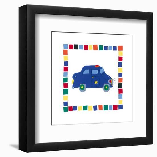 Police Car-Sophie Harding-Framed Art Print