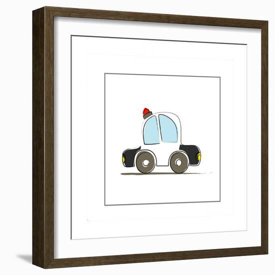 Police Car-null-Framed Giclee Print