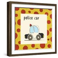 Police Car-null-Framed Premium Giclee Print