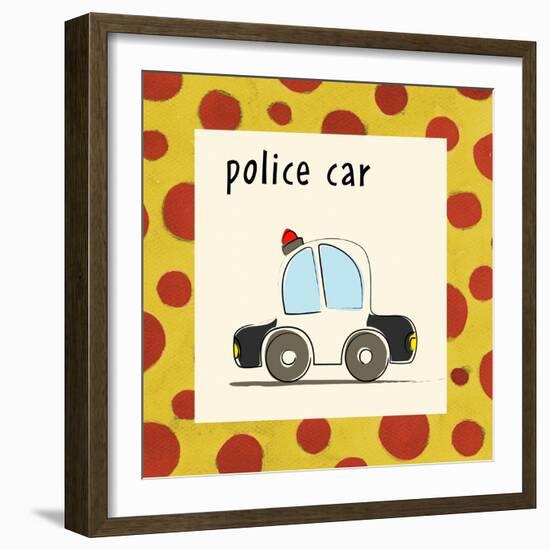 Police Car-null-Framed Premium Giclee Print