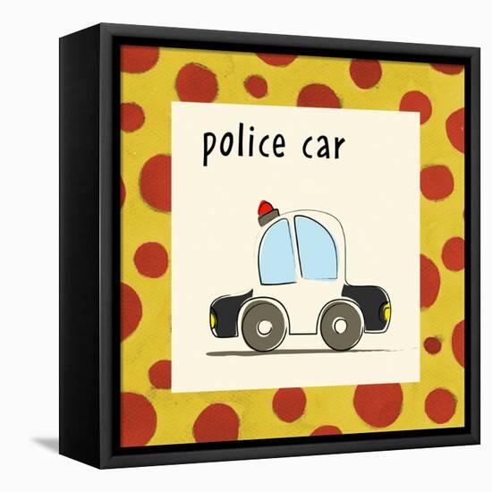 Police Car-null-Framed Stretched Canvas