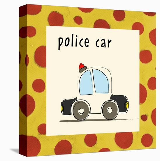 Police Car-null-Stretched Canvas