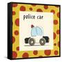 Police Car-null-Framed Stretched Canvas