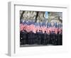 Police Carrying American Flags, St. Patricks Day Celebrations on 5th Avenue, Manhattan-Christian Kober-Framed Photographic Print