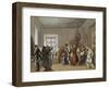 Police Commissary's Reception Room the Night before a Holiday, 1837-Pavel Andreyevich Fedotov-Framed Giclee Print