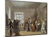 Police Commissary's Reception Room the Night before a Holiday, 1837-Pavel Andreyevich Fedotov-Mounted Giclee Print