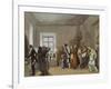 Police Commissary's Reception Room the Night before a Holiday, 1837-Pavel Andreyevich Fedotov-Framed Giclee Print