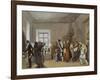 Police Commissary's Reception Room the Night before a Holiday, 1837-Pavel Andreyevich Fedotov-Framed Giclee Print