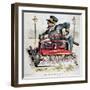 Police Corruption Cartoon-Louise Dalrymple-Framed Giclee Print