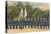 Police Department on Parade-null-Stretched Canvas