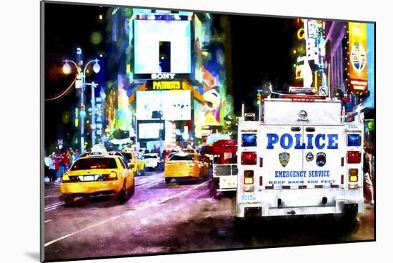 Police Dept NY-Philippe Hugonnard-Mounted Giclee Print