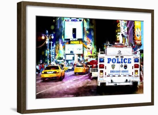 Police Dept NY-Philippe Hugonnard-Framed Giclee Print