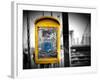 Police Emergency Call Box on the Walkway of the Brooklyn Bridge in New York City-Philippe Hugonnard-Framed Photographic Print