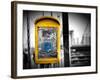 Police Emergency Call Box on the Walkway of the Brooklyn Bridge in New York City-Philippe Hugonnard-Framed Photographic Print