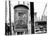 Police Emergency Call Box on the Walkway of the Brooklyn Bridge in New York City-Philippe Hugonnard-Stretched Canvas