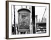 Police Emergency Call Box on the Walkway of the Brooklyn Bridge in New York City-Philippe Hugonnard-Framed Photographic Print