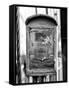 Police Emergency Call Box on the Walkway of the Brooklyn Bridge in New York City-Philippe Hugonnard-Framed Stretched Canvas