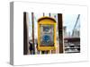 Police Emergency Call Box on the Walkway of the Brooklyn Bridge in New York City-Philippe Hugonnard-Stretched Canvas