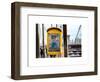 Police Emergency Call Box on the Walkway of the Brooklyn Bridge in New York City-Philippe Hugonnard-Framed Art Print