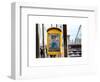 Police Emergency Call Box on the Walkway of the Brooklyn Bridge in New York City-Philippe Hugonnard-Framed Art Print