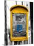 Police Emergency Call Box on the Walkway of the Brooklyn Bridge in New York-Philippe Hugonnard-Mounted Premium Photographic Print