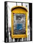 Police Emergency Call Box on the Walkway of the Brooklyn Bridge in New York-Philippe Hugonnard-Framed Stretched Canvas