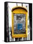 Police Emergency Call Box on the Walkway of the Brooklyn Bridge in New York-Philippe Hugonnard-Framed Stretched Canvas