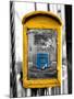 Police Emergency Call Box on the Walkway of the Brooklyn Bridge in New York-Philippe Hugonnard-Mounted Premium Photographic Print