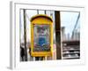 Police Emergency Call Box on the Walkway of the Brooklyn Bridge in New York-Philippe Hugonnard-Framed Photographic Print